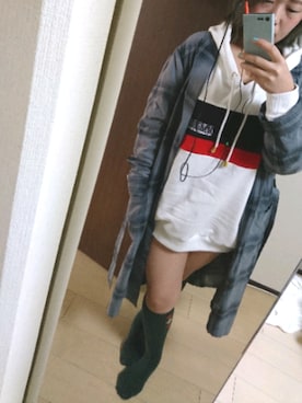 「新年一発目」｜「アイテム（その他アウター）」を使った、LAiさん（レディース・155cm）の冬コーディネート