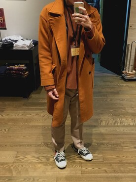 「5（ファイブ）のアイテム（ジャケット/アウター）」を使った、진일상さん（メンズ・175cm）の冬コーディネート