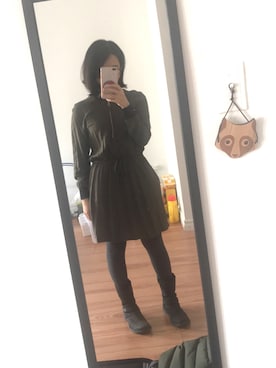 「Dex   （-）のアイテム」を使った、花生米さん（レディース・163cm）の春コーディネート