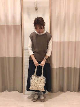 moeさん（レディース・152cm）の春コーディネート