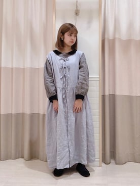 「Slowlinen」｜moeさん（レディース・152cm）の秋コーディネート