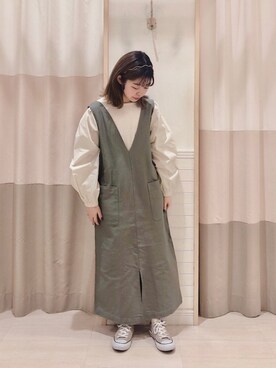 moeさん（レディース・152cm）の冬コーディネート