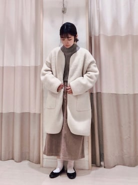 moeさん（レディース・152cm）の冬コーディネート