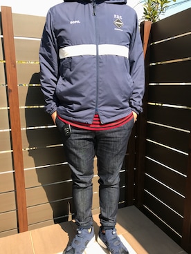 「uniform experiment」｜「アイテム（ナイロンジャケット）」を使った、ひろぴーさん（メンズ・175cm）の春コーディネート