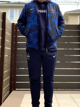「uniform experiment」｜「アイテム（スタジャン）」を使った、ひろぴーさん（メンズ・175cm）の春コーディネート