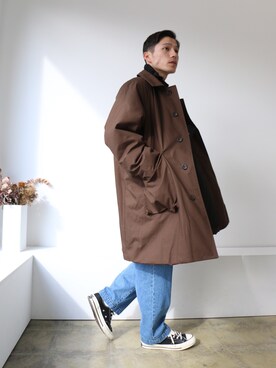 「I（アイ）のアイテム（ジャケット/アウター）」を使った、こさかずさん（メンズ・168cm）の秋コーディネート