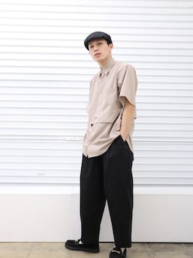 「I（アイ）のアイテム」を使った、こさかずさん（メンズ・168cm）の春コーディネート