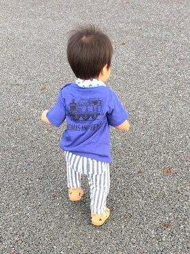 totokun⋆*✩⑅◡̈⃝*さん（キッズ・80cm）の夏コーディネート