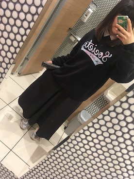 「だぼだぼ」｜「アイテム（財布/小物）」を使った、わたしちゃんさん（レディース・164cm）の春コーディネート
