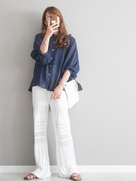 透かし編みニットパンツ の人気ファッションコーディネート Wear