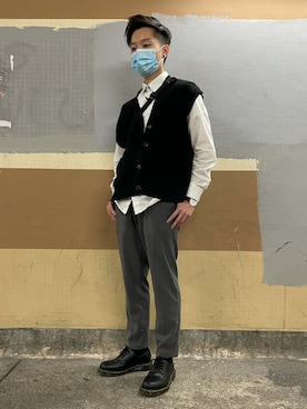 「G2000 （ジートゥサウザンド）のアイテム」を使った、thisisfungさん（メンズ・160cm）の冬コーディネート