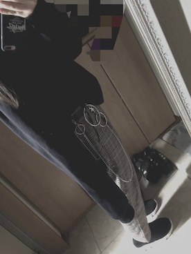 「STUSSY（ステューシー）のアイテム（財布/小物）」を使った、지아さん（レディース・153cm）の春コーディネート