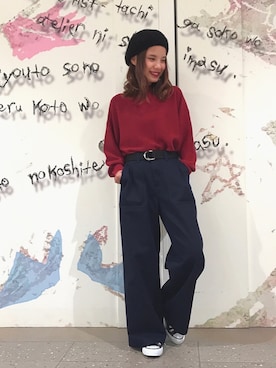 たなみさん（レディース・150cm）の秋コーディネート