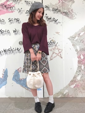 たなみさん（レディース・150cm）の秋コーディネート