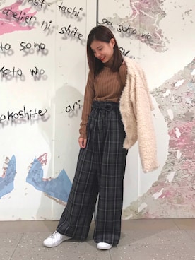 たなみさん（レディース・150cm）の秋コーディネート