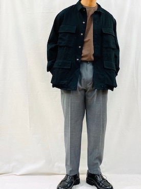 「Sig FREAK'S STORE（シグフリークスストア）のアイテム（ブルゾン）」を使った、trkish@目指すはanywear さん（メンズ・176cm）の春コーディネート