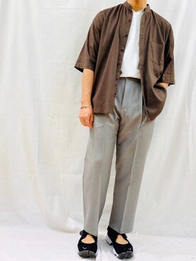 「Sig FREAK'S STORE（シグフリークスストア）のアイテム（トップス）」を使った、trkish@目指すはanywear さん（メンズ・176cm）の夏コーディネート