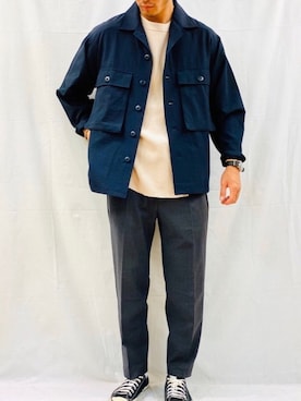 「Sig FREAK'S STORE（シグフリークスストア）のアイテム（ブルゾン）」を使った、trkish@目指すはanywear さん（メンズ・176cm）の夏コーディネート