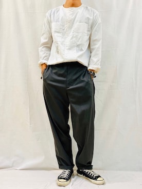 「Sig FREAK'S STORE（シグフリークスストア）のアイテム（トップス）」を使った、trkish@目指すはanywear さん（メンズ・176cm）の夏コーディネート