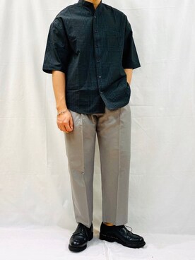 「Sig FREAK'S STORE（シグフリークスストア）のアイテム（トップス）」を使った、trkish@目指すはanywear さん（メンズ・176cm）の夏コーディネート