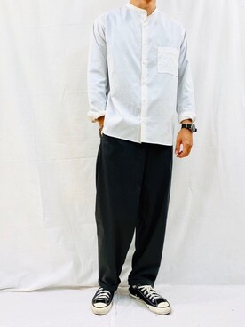 「Sig FREAK'S STORE（シグフリークスストア）のアイテム（トップス）」を使った、trkish@目指すはanywear さん（メンズ・176cm）の夏コーディネート