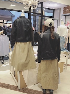 「PEANUTS（ピーナッツ）のアイテム（帽子）」を使った、まみさん（レディース・158cm）の夏コーディネート