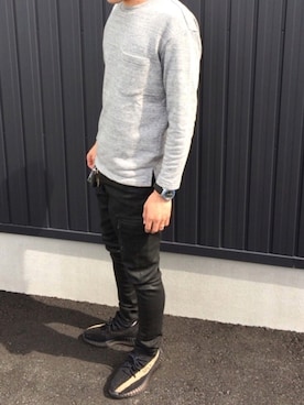 「FR2」｜「アイテム（腕時計）」を使った、スニ介さん（メンズ・165cm）の春コーディネート