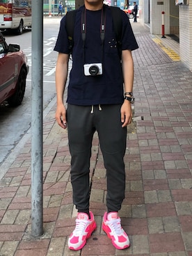 「TEAM COZY（チーム コージー）のアイテム」を使った、スニ介さん（メンズ・165cm）の春コーディネート