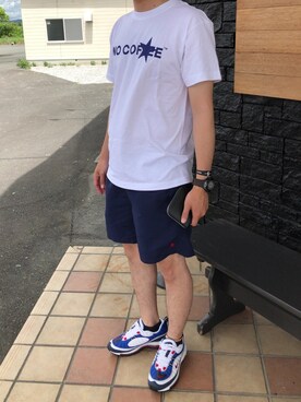 「AIR MAX」｜「アイテム（財布/小物）」を使った、スニ介さん（メンズ・165cm）の夏コーディネート