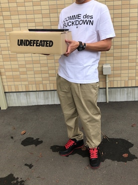 「SSUR（サー）のアイテム」を使った、スニ介さん（メンズ・165cm）の秋コーディネート