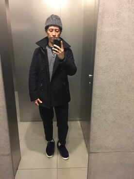 「nonnative（ノンネイティブ）のアイテム（カバーオール）」を使った、KOROSUKEさん（メンズ・175cm）の冬コーディネート
