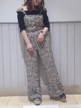 「アイテム（サロペット/オーバーオール）」を使った、aiminnさん（レディース・146cm・20代）の春コーディネート