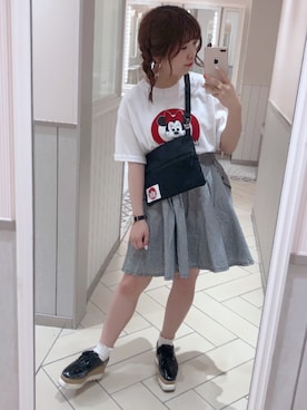 「アイテム（スカート、その他）」を使った、aiminnさん（レディース・146cm）の春コーディネート