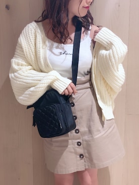 「アイテム（キャミソール）」を使った、aiminnさん（レディース・146cm）の秋コーディネート