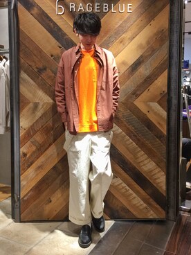 「オーバートップス」｜ヒロさん（メンズ・182cm）の春コーディネート