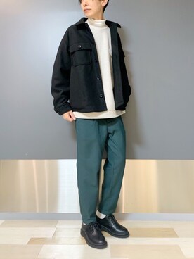 「RAGEBLUE（レイジブルー）のアイテム（その他トップス）」を使った、ヒロさん（メンズ・182cm）の冬コーディネート