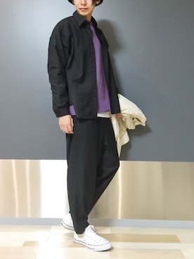 「オールスター」｜「アイテム（その他）」を使った、ヒロさん（メンズ・182cm）の冬コーディネート