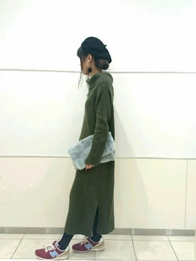 「ファークラッチ」｜shi-さん（レディース・158cm）の冬コーディネート