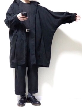 「アイテム（ステンカラーコート）」を使った、tatsuさん（メンズ・175cm・20代）の秋コーディネート