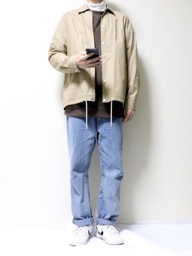 「VICTIM（ヴィクティム）のアイテム（ブルゾン）」を使った、tatsuさん（メンズ・175cm）の冬コーディネート