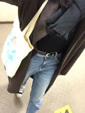 「ハイウエストストレートジーンズ」｜chi.さん（レディース・175cm）の春コーディネート