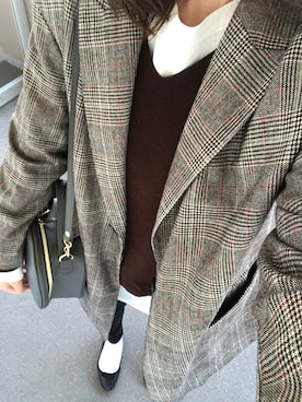 「UNIQLO（ユニクロ）のWOMEN ウルトラストレッチジーンズ（デニムパンツ）」を使った、chi.さん（レディース・175cm）の春コーディネート