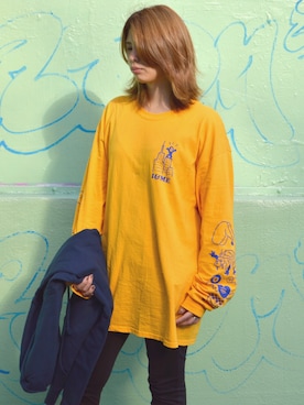 「I&ME（アイアンドミー）のアイテム」を使った、perky room スタッフさん（レディース・158cm）の秋コーディネート