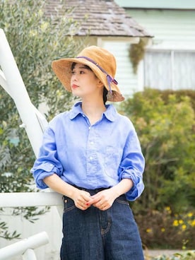 「Sense of Grace（センスオブグレース）のアイテム」を使った、perky room スタッフさん（レディース・152cm）の夏コーディネート