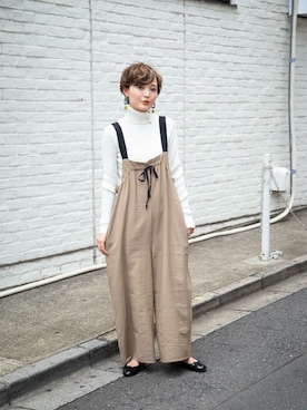 「perkyroom」｜perky room スタッフさん（レディース・162cm）の秋コーディネート