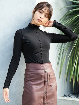 「brotherhood」｜perky room スタッフさん（レディース・163cm）の春コーディネート