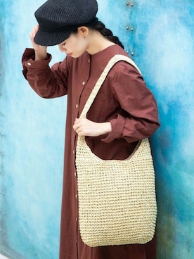 「Sense of Grace（センスオブグレース）のアイテム」を使った、perky room スタッフさん（レディース・160cm）の春コーディネート