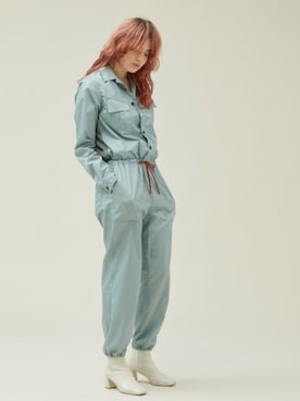 「Not So Ape（ノットソーエイプ）のアイテム」を使った、perky room スタッフさん（レディース・174cm）の春コーディネート