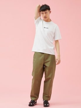 「Not So Ape（ノットソーエイプ）のアイテム」を使った、perky room スタッフさん（メンズ・181cm）の春コーディネート