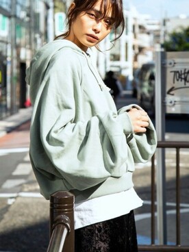 「brotherhood」｜perky room スタッフさん（レディース・163cm）の春コーディネート